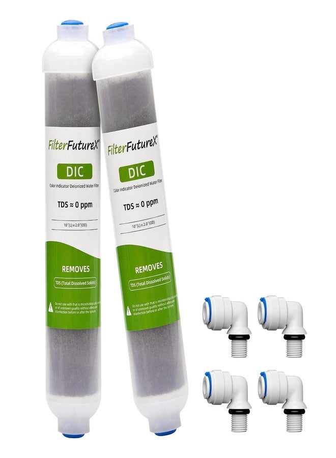 FilterFutureX Di Filter Color Changing Mixed Bed Ion Exchange Resin Deionization DI Aquarium Filter Reduce TDS (2 Packs) - Image 1